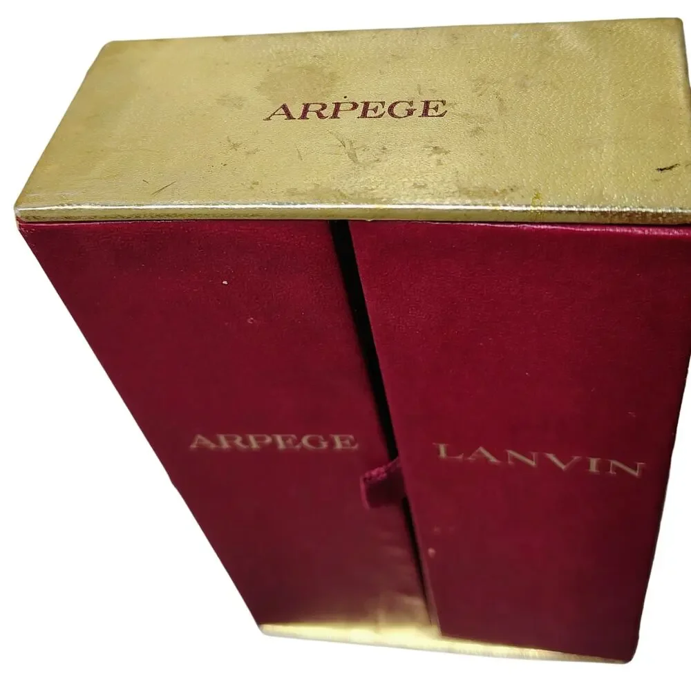 60s Arpege Lanvin 2oz Eau De Lanvin  Atomizer Miniature Pump Box Set Dead Stock